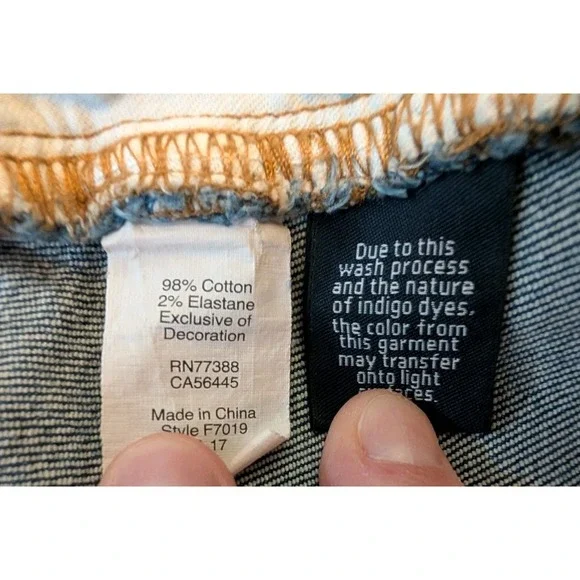 Madewell Womens 29" High Rise  Faded Stretch Denim Jean Shorts Cutoff Daisy Duke - Picture 7 of 8